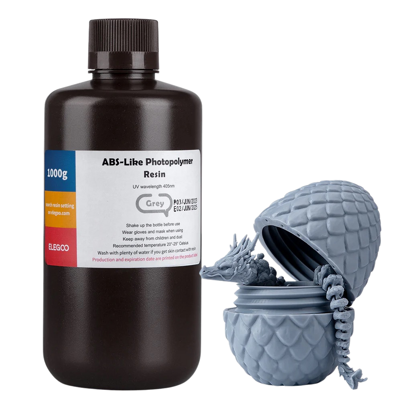 Elegoo ABS-Like Resin – Grijs (1 kg)
