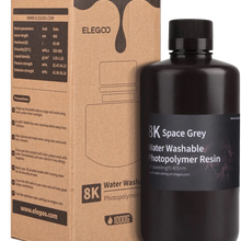 Elegoo Water-Washable Resin 8k – Grijs (1 kg)