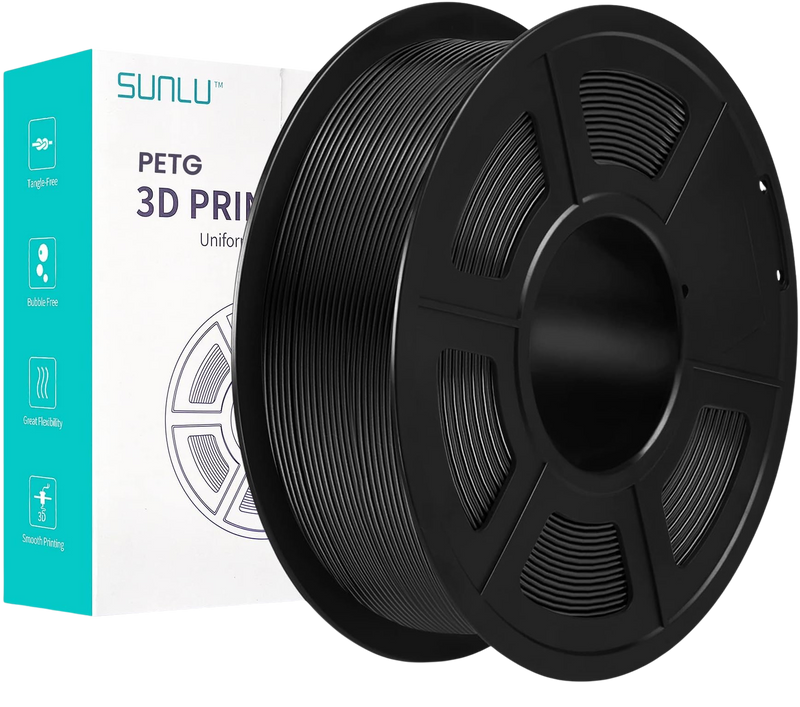 Sunlu PETG Filament 1.75 mm – 1 kg | Zwart