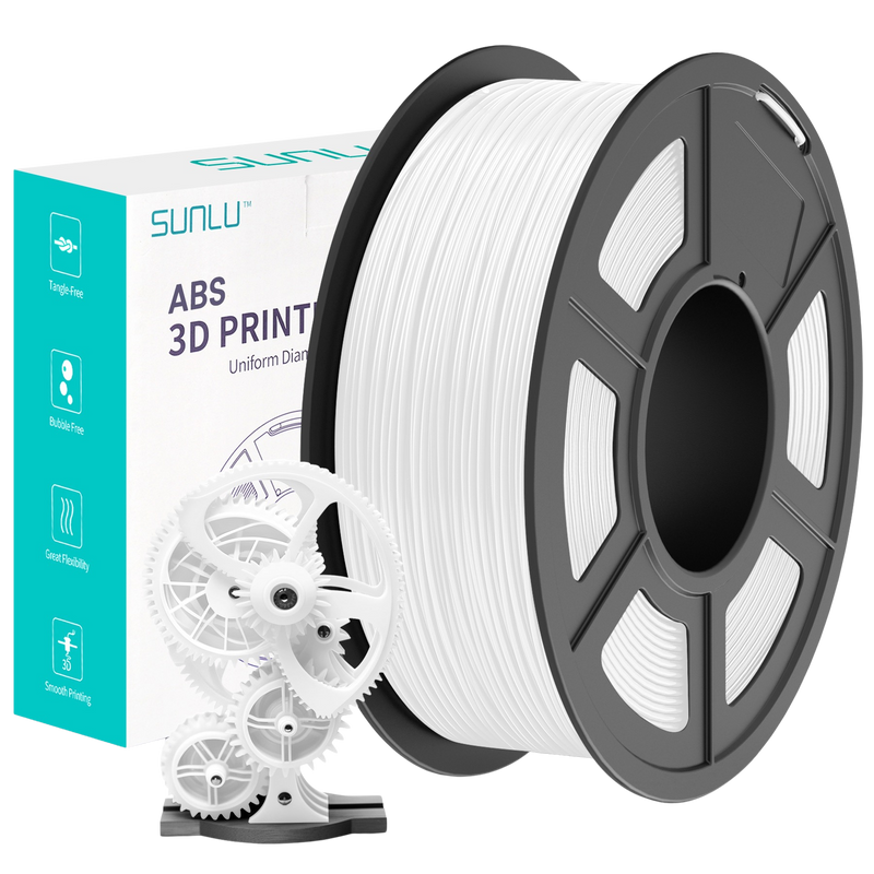 Sunlu ABS Filament 1.75 mm – 1 kg - Wit
