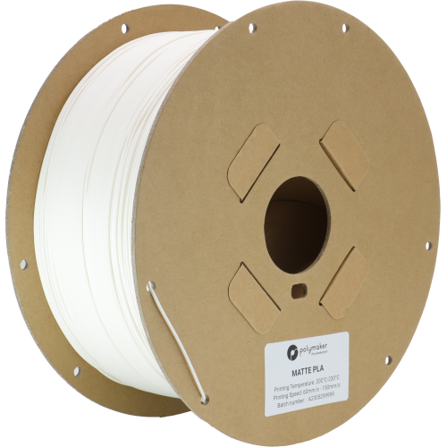 Polymaker Matte PLA  – White - 1.75 mm 2.5 kg