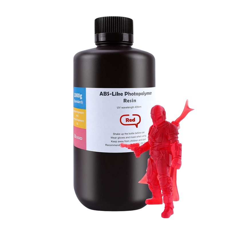 Elegoo UV-hars ABS-Like – Rood – 1 kg