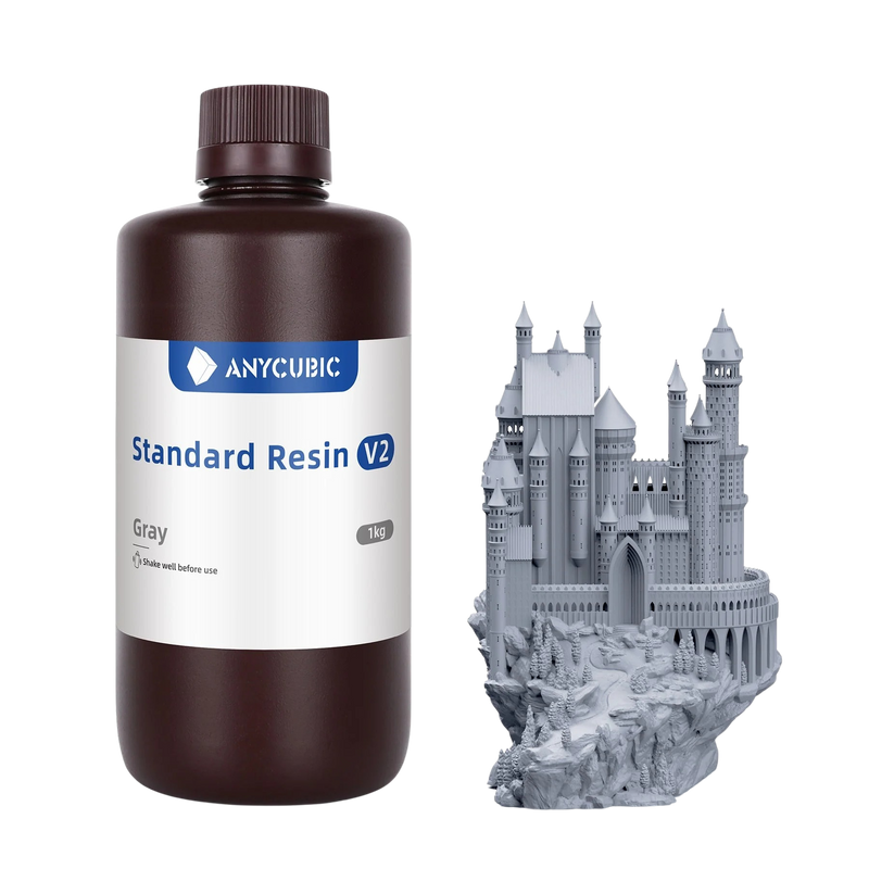 Anycubic Standard Resin V2 – Grijs – 1 kg