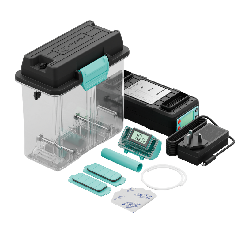 Polymaker PolyDryer™ | Filament drogen & opslag – 360° airflow, modulaire dry box